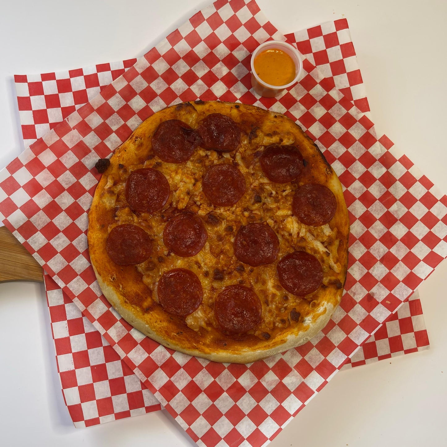 Pizzas prehorneadas 28cm diametro.