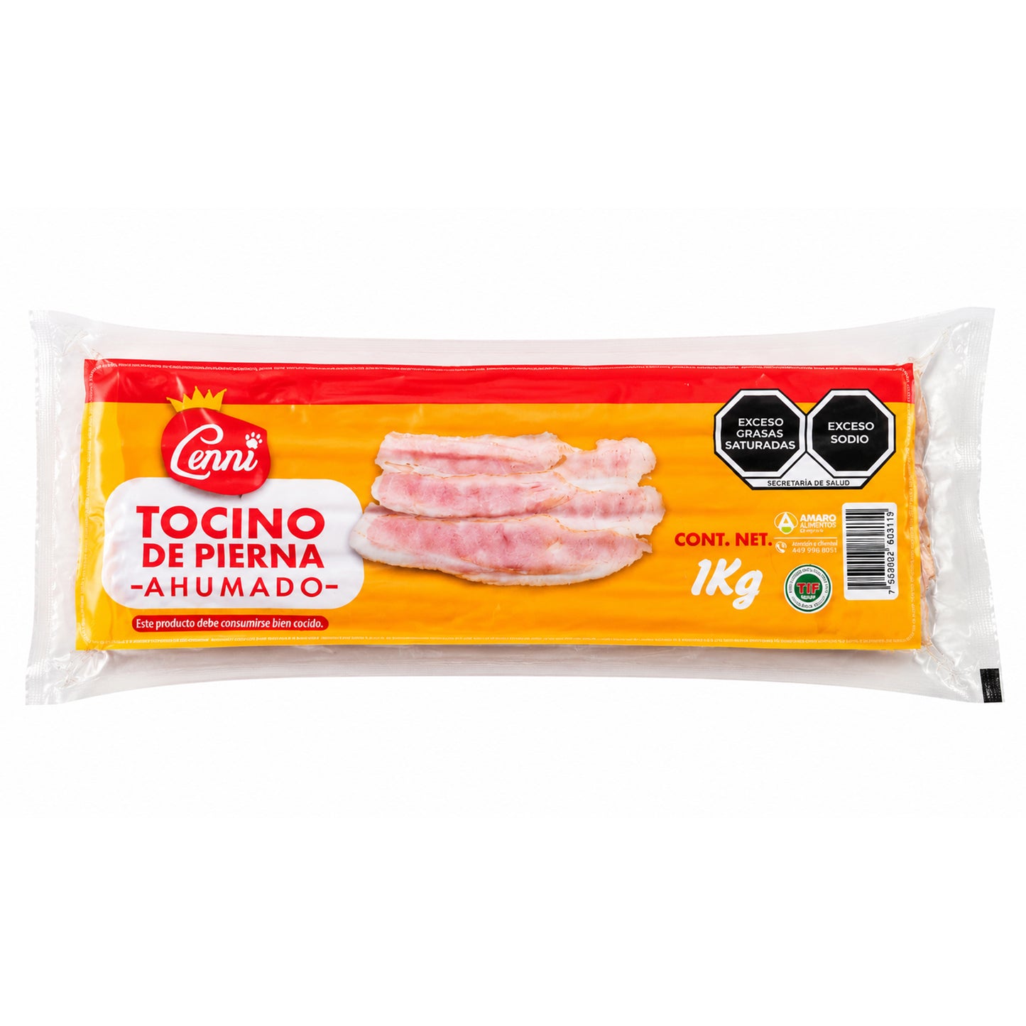 TOCINO DE PIERNA LENNI REB. PAQ. 1 KG