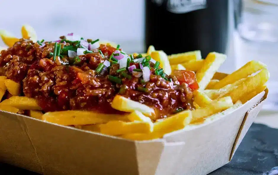 PAPAS CON CHILLI BEANS