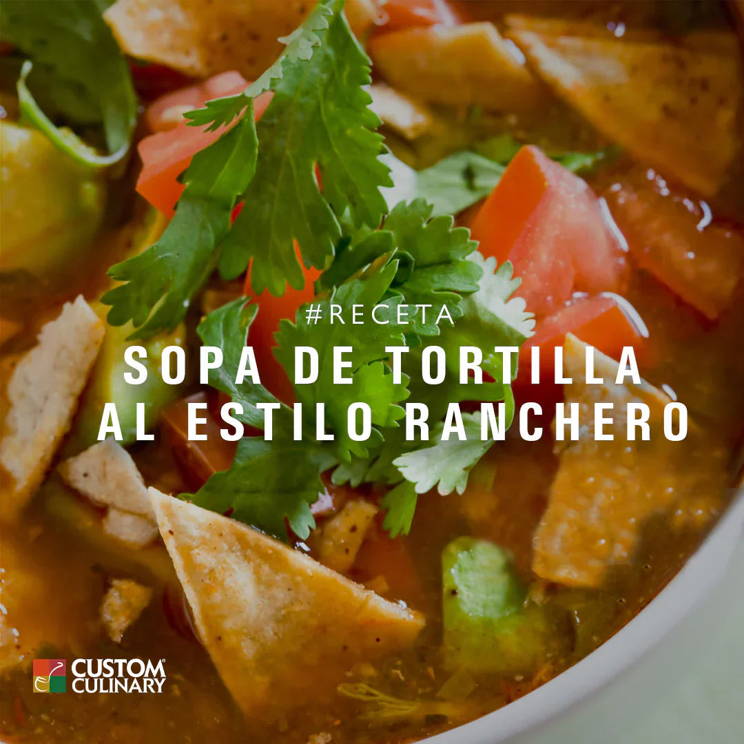 SOPA DE TORTILLA AL ESTILO RANCHERO