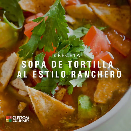 SOPA DE TORTILLA AL ESTILO RANCHERO