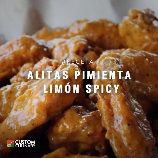 RECETA DE ALITAS PIMIENTA LIMÓN SPICY