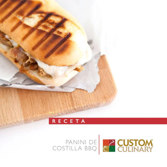 PANINI DE COSTILLA BBQ