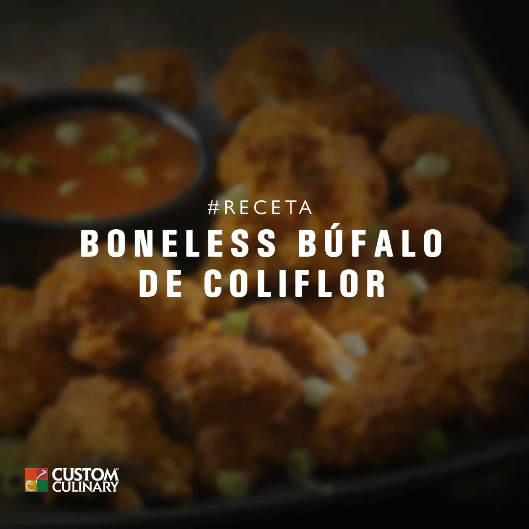 RECETA DE BONELESS BÚFALO DE COLIFLOR