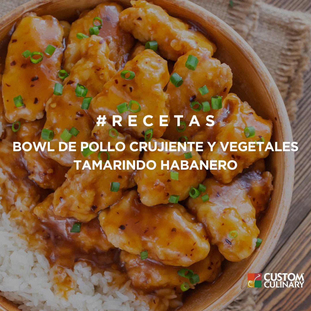 BOWL DE POLLO CRUJIENTE Y VEGETALES TAMARINDO HABANERO