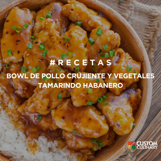 BOWL DE POLLO CRUJIENTE Y VEGETALES TAMARINDO HABANERO