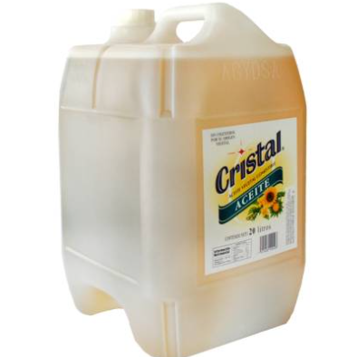 Aceite Vegetal Cristal Bidón 20 L