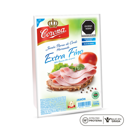 Jamón Pierna Horneada Extra Fino Rebanado
