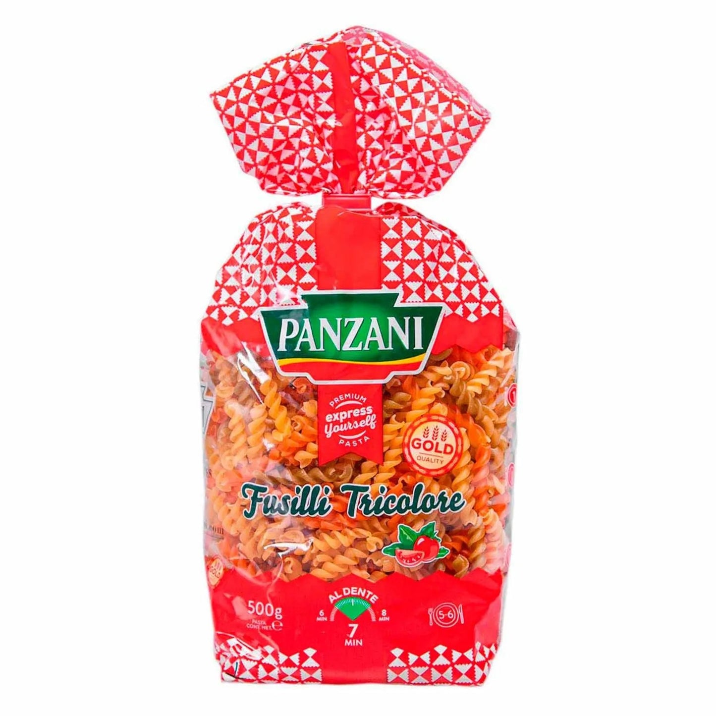 Pasta Panzani fusilli tricolor 500g