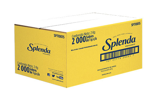 Azúcar Splenda Sustituto 1/2000 Sobres/1 gr