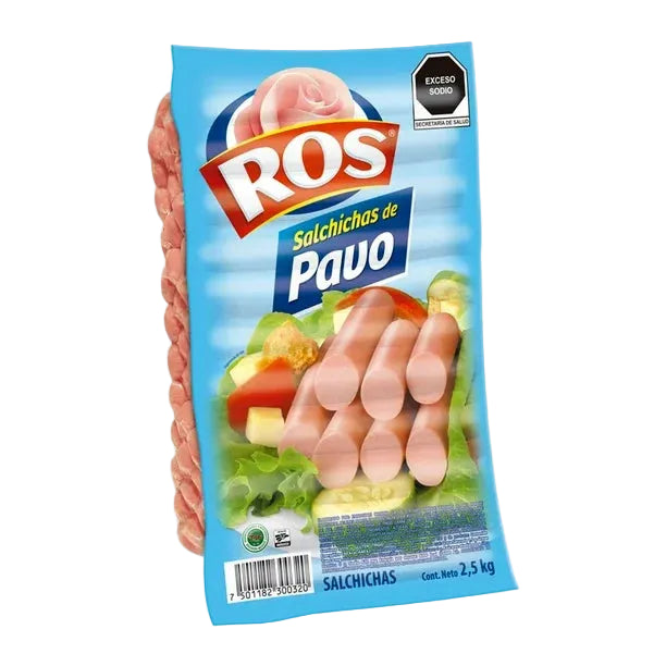 Salchicha de Pavo Ros 2.5kg