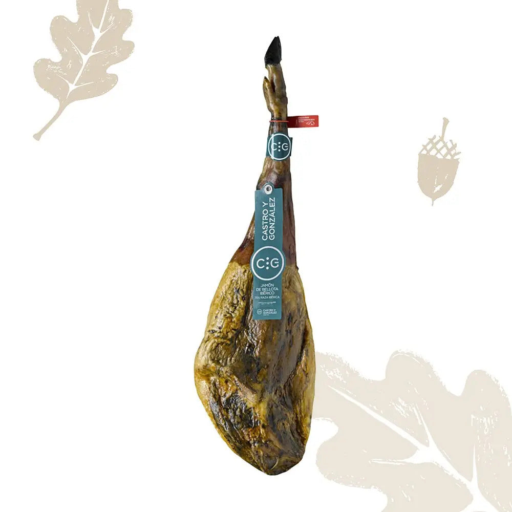 Jamón Ibérico de bellota 75% raza ibérico 70gr