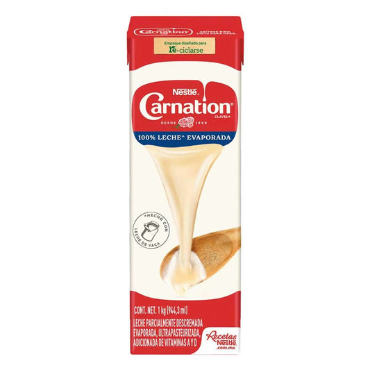 Leche Evaporada Carnation Clavel 1 kg
