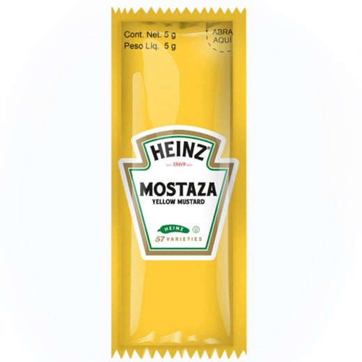 Mostaza Heinz Porción 1/500/5 gr