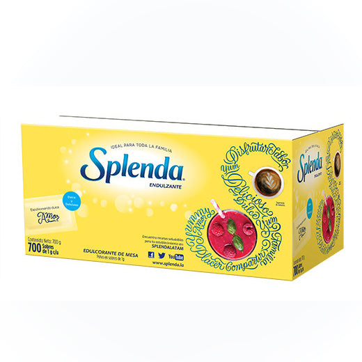 Azúcar Splenda Sustituto 700 Sobres /1 gr
